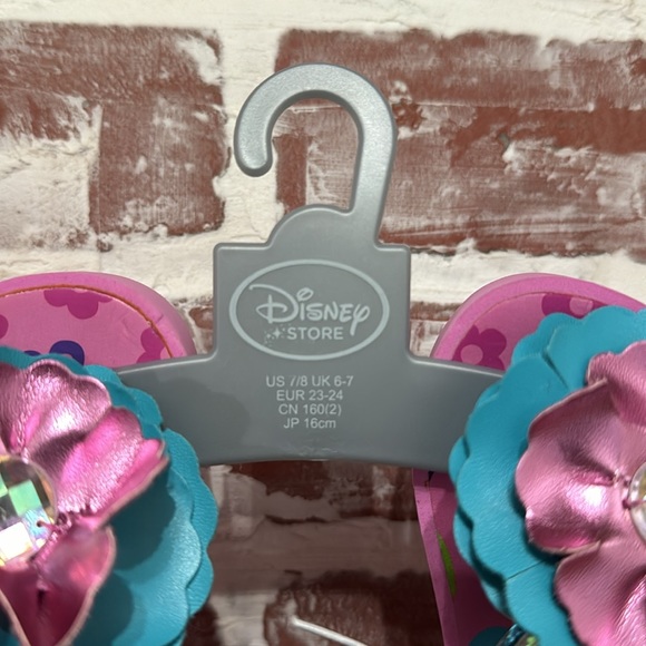 Disney Store Frozen Anna Elsa Platform Girls Sz 7/8 - Picture 5 of 6